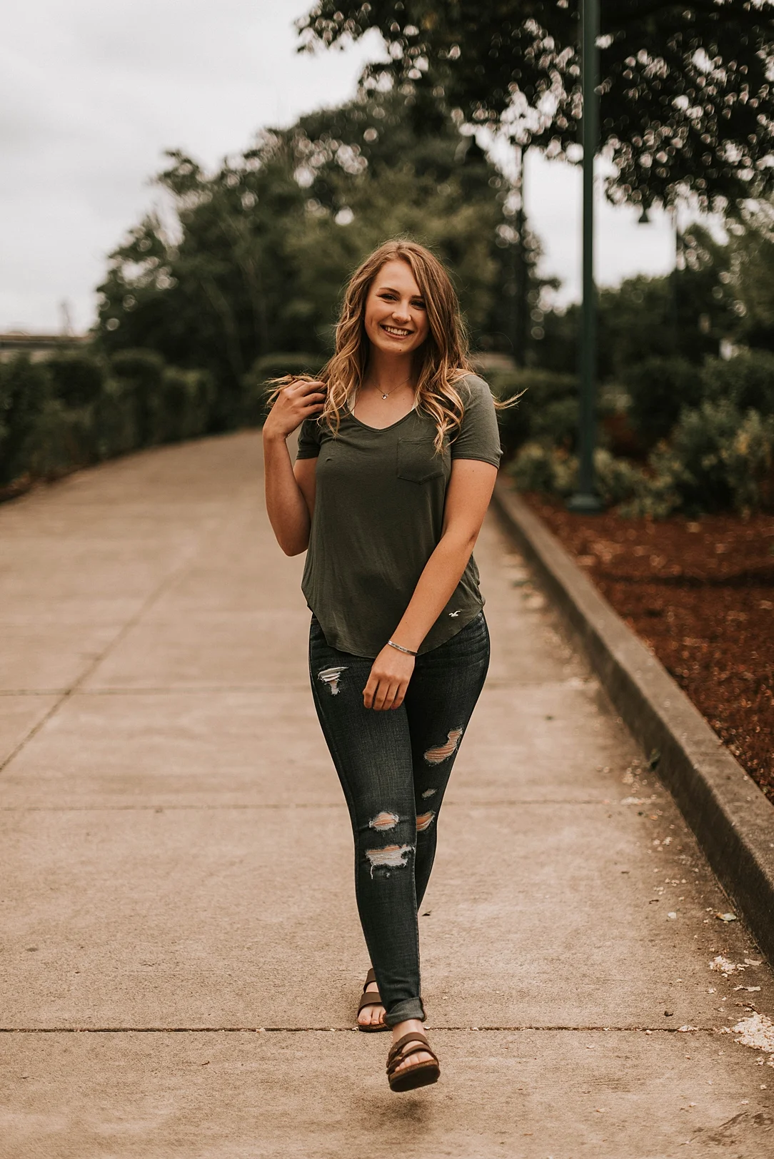 downtown senior session