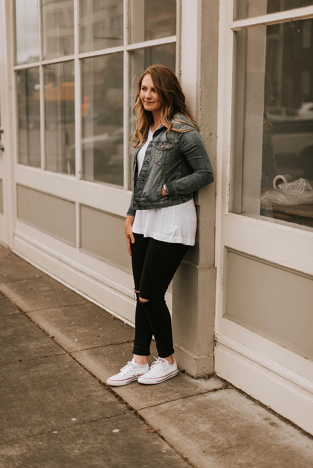 downtown senior session