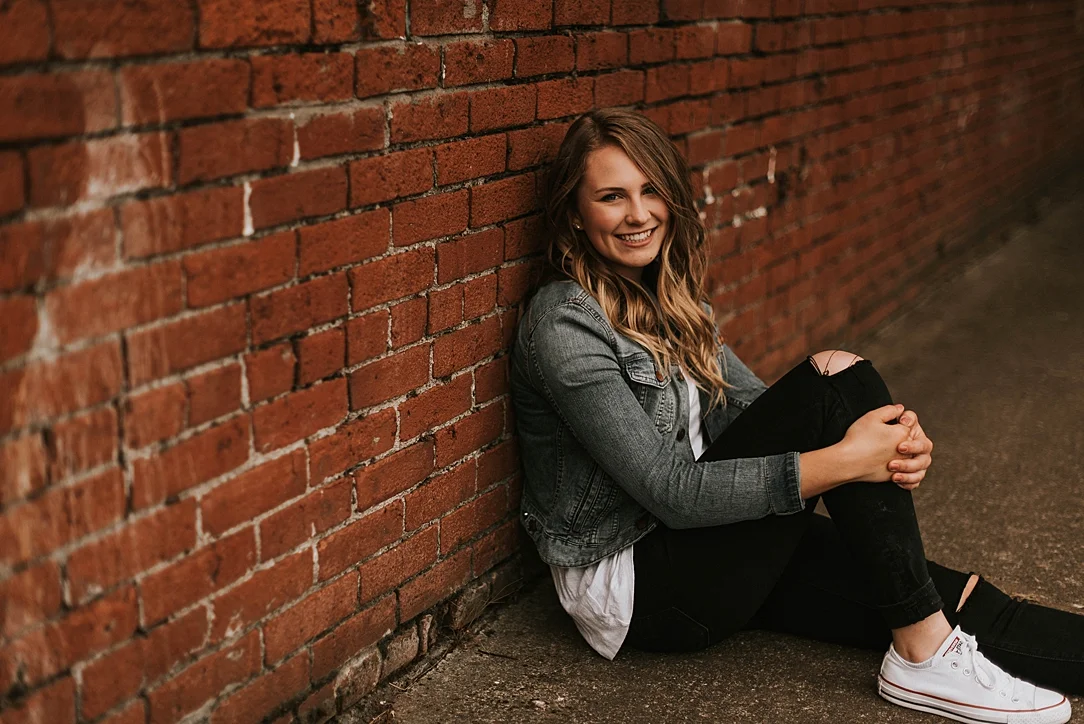 downtown senior session