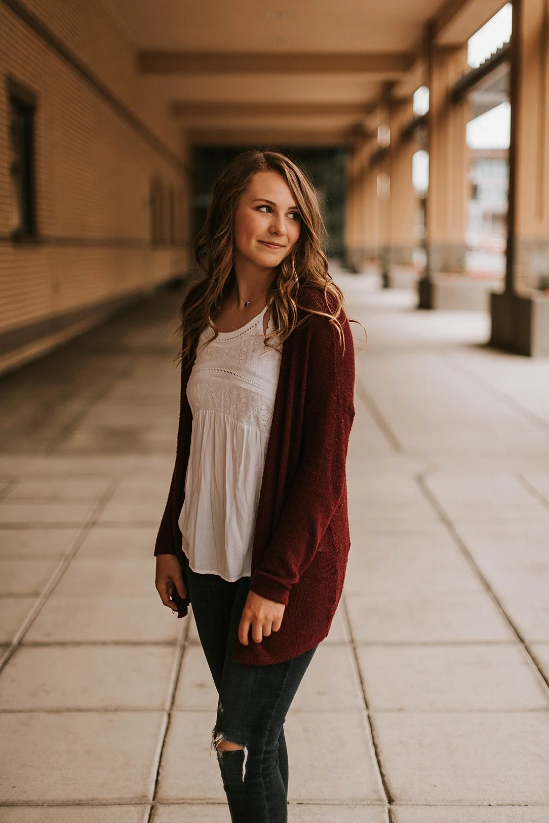 downtown senior session
