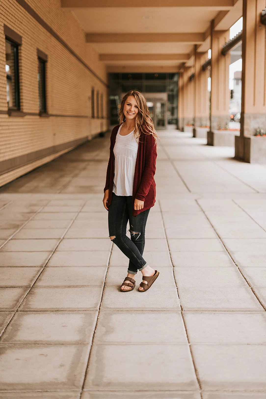 downtown senior session