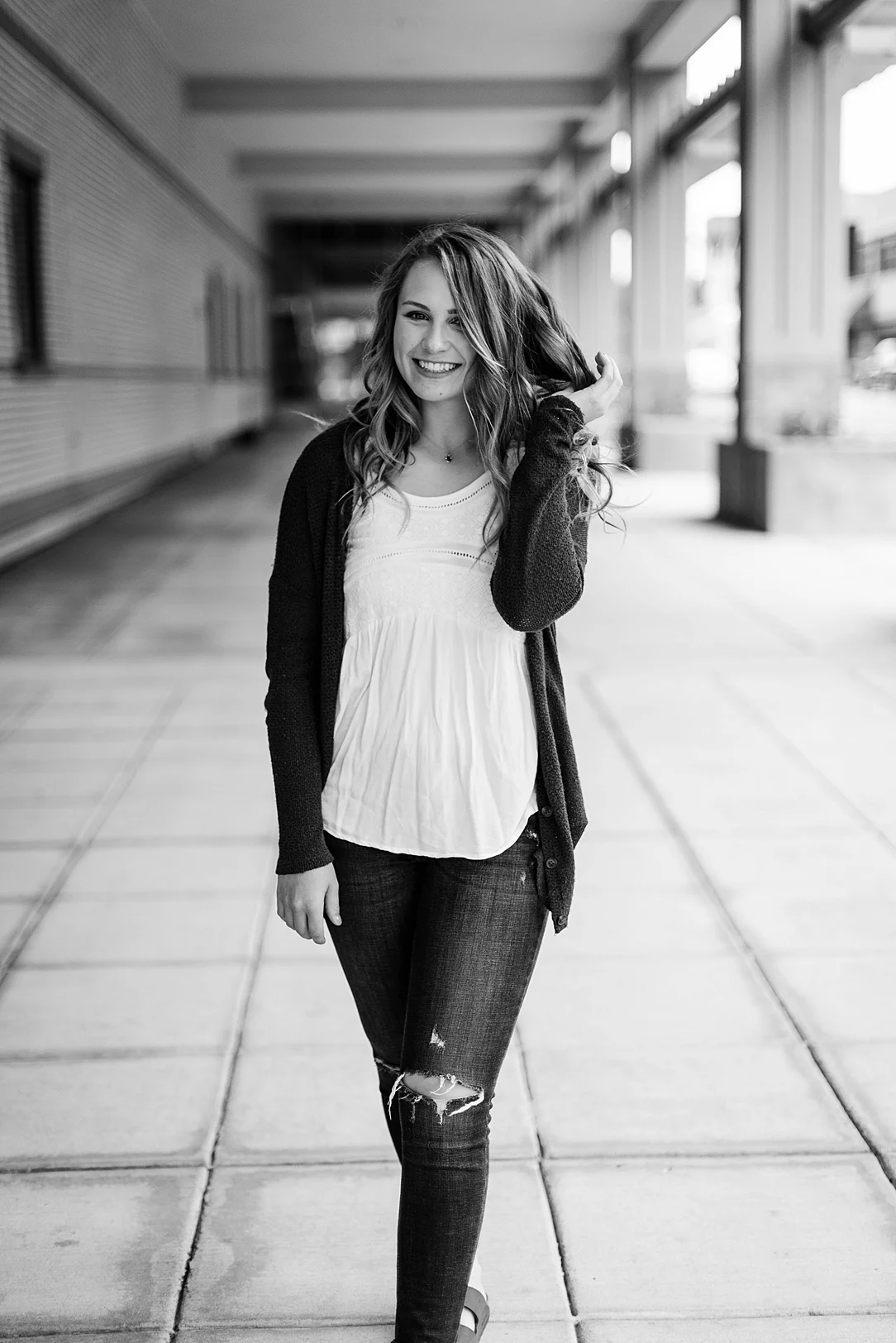 downtown senior session