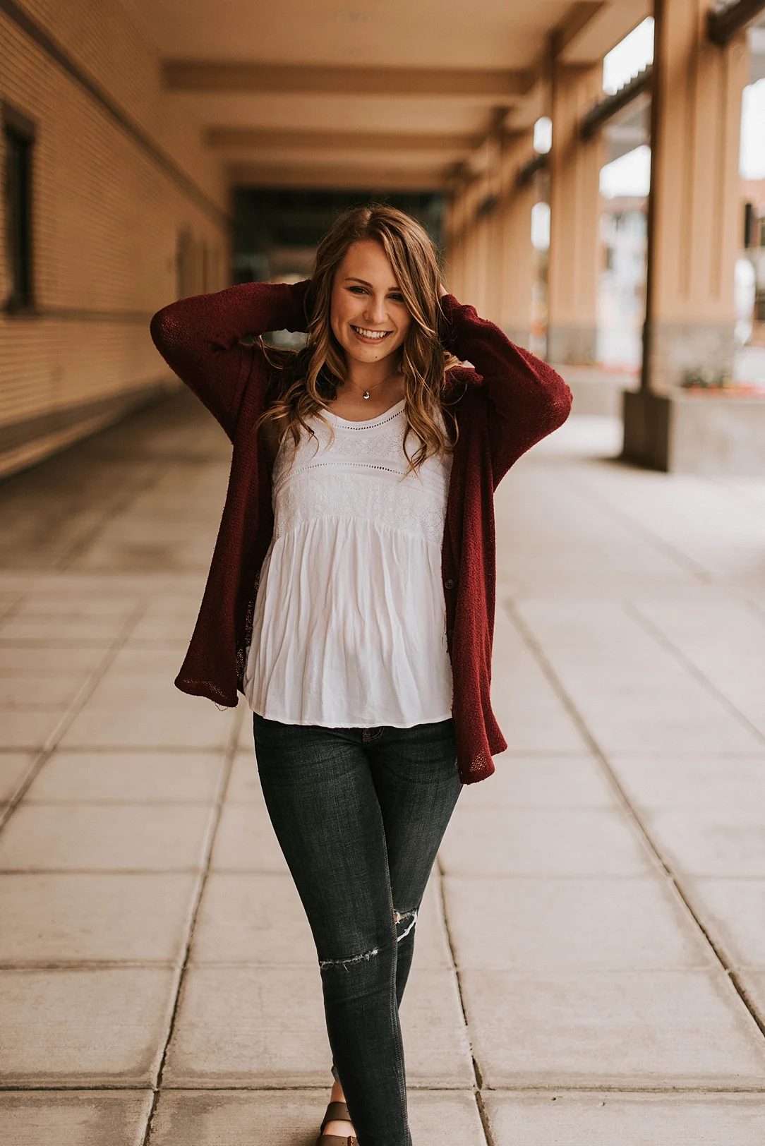downtown senior session
