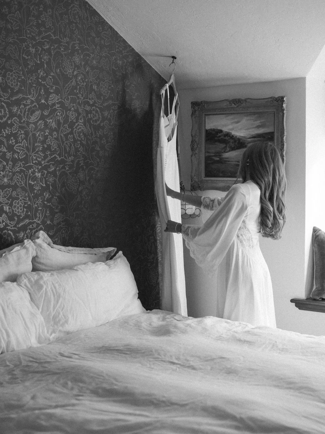 // I&rsquo;ll forever be obsessed with those moments right before you slip into your dress - there&rsquo;s just a little extra magic in the last few minutes of anticipation leading up to what you&rsquo;ve been dreaming of
