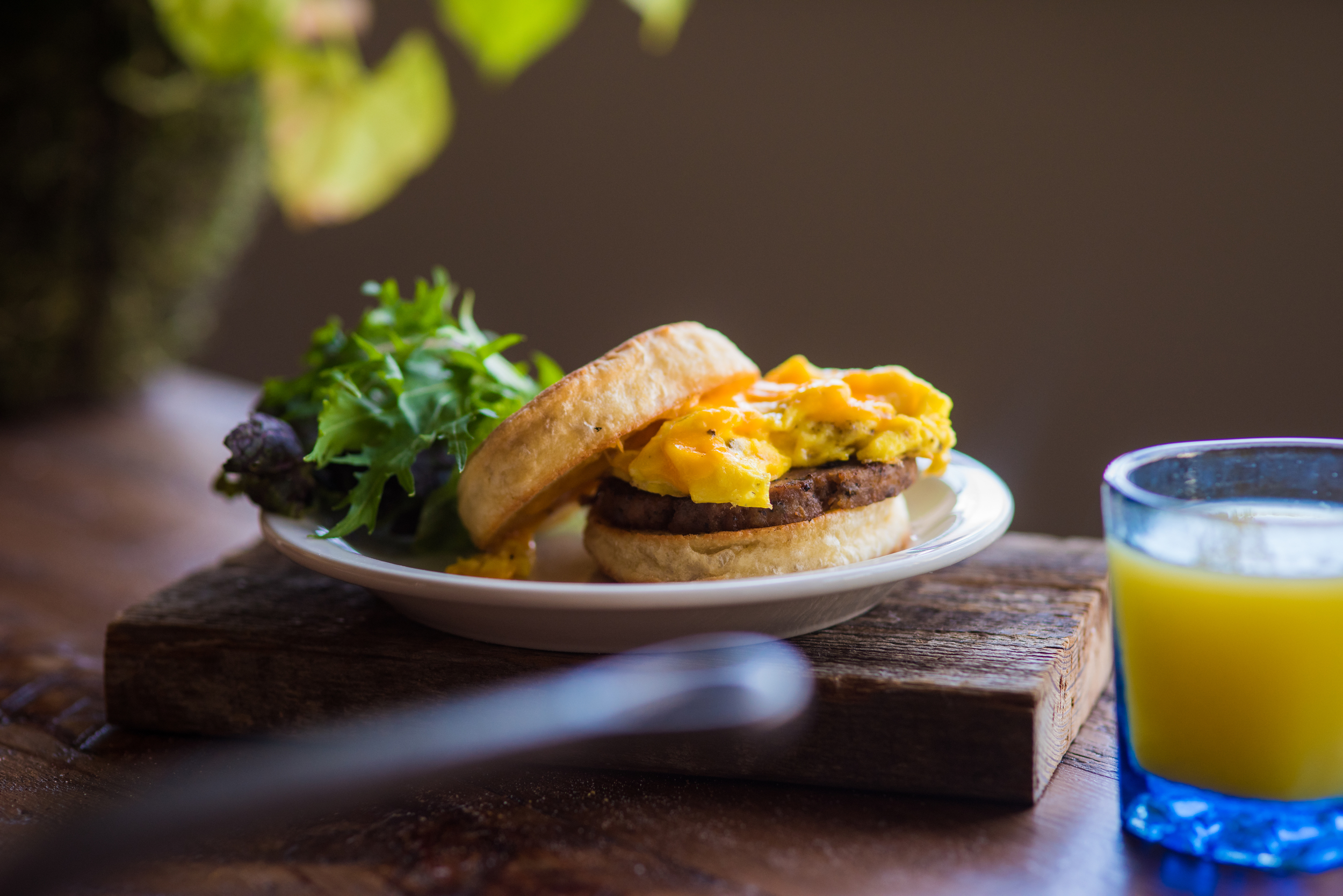 Sausage, Egg and Cheese Breakfast Sandwich