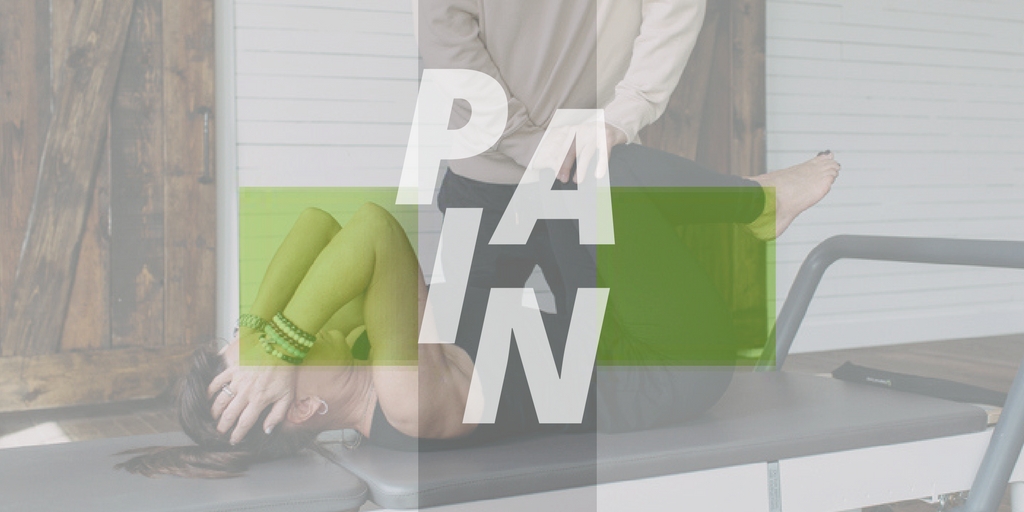 PAIN FORCES US TO CHANGE - TO DO SOMETHING DIFFERENT