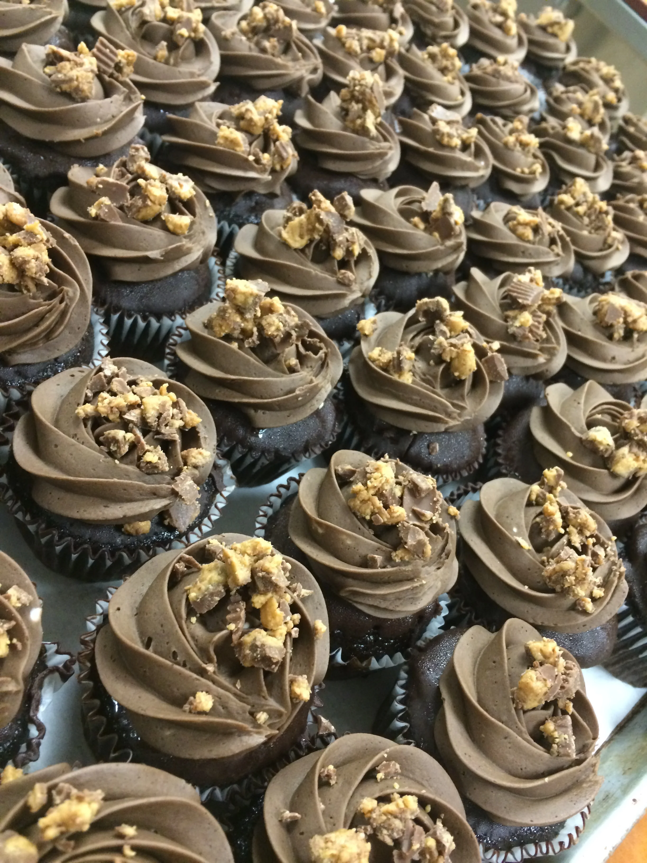 Chocolate Peanut Butter Cupcakes