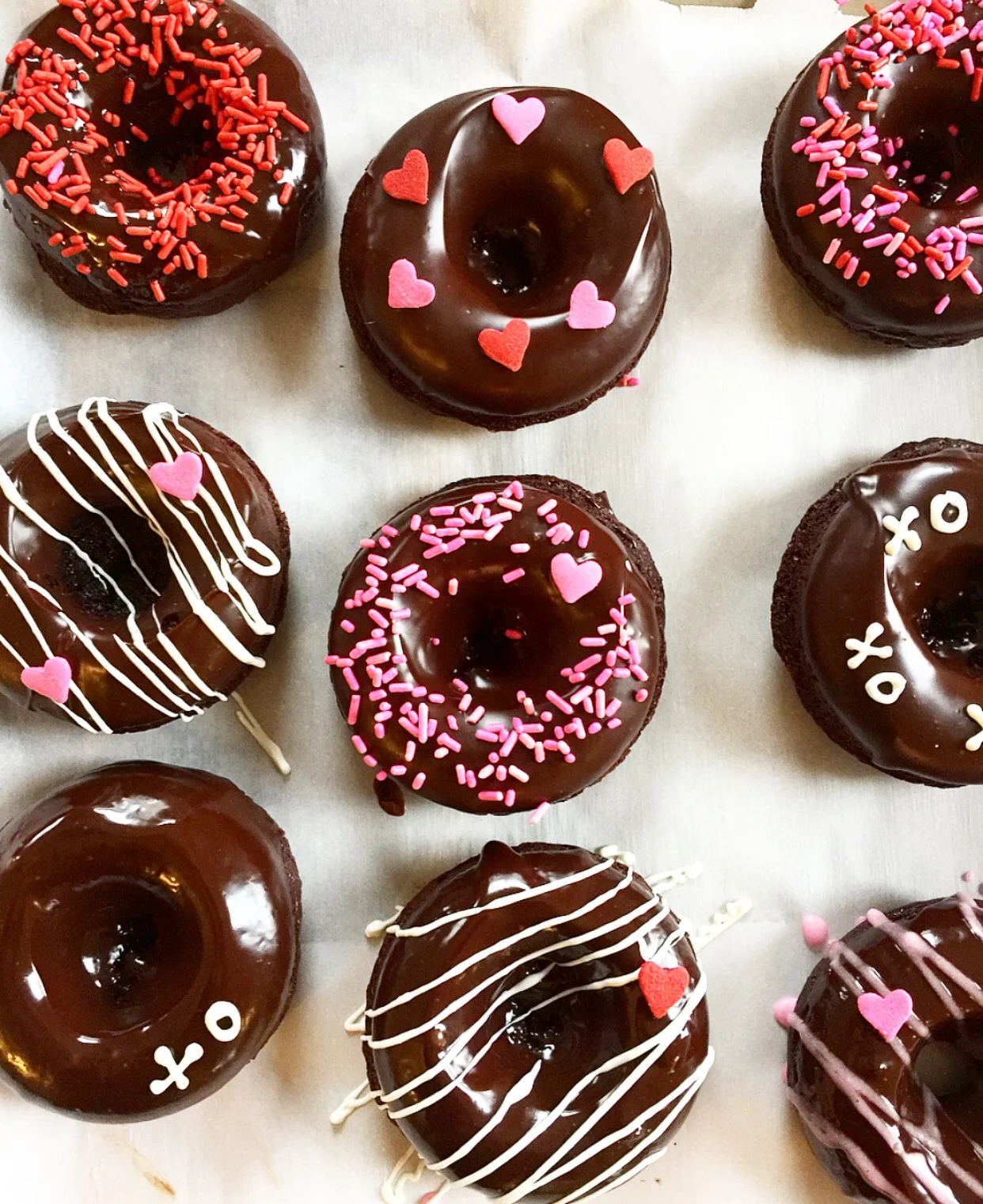 One Bowl Chocolate Cake Donuts with Ganache Glaze 