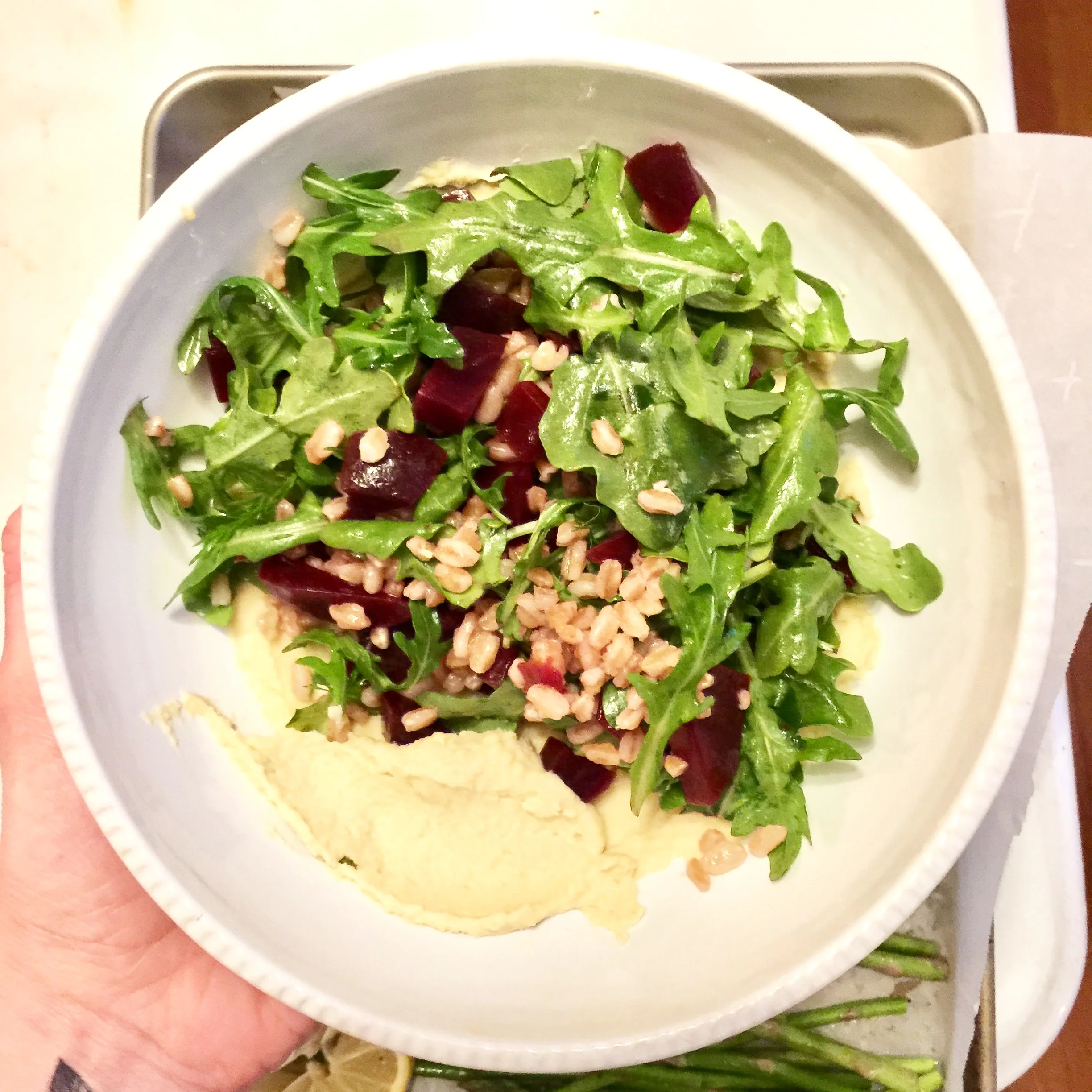Arugula Farro Salad