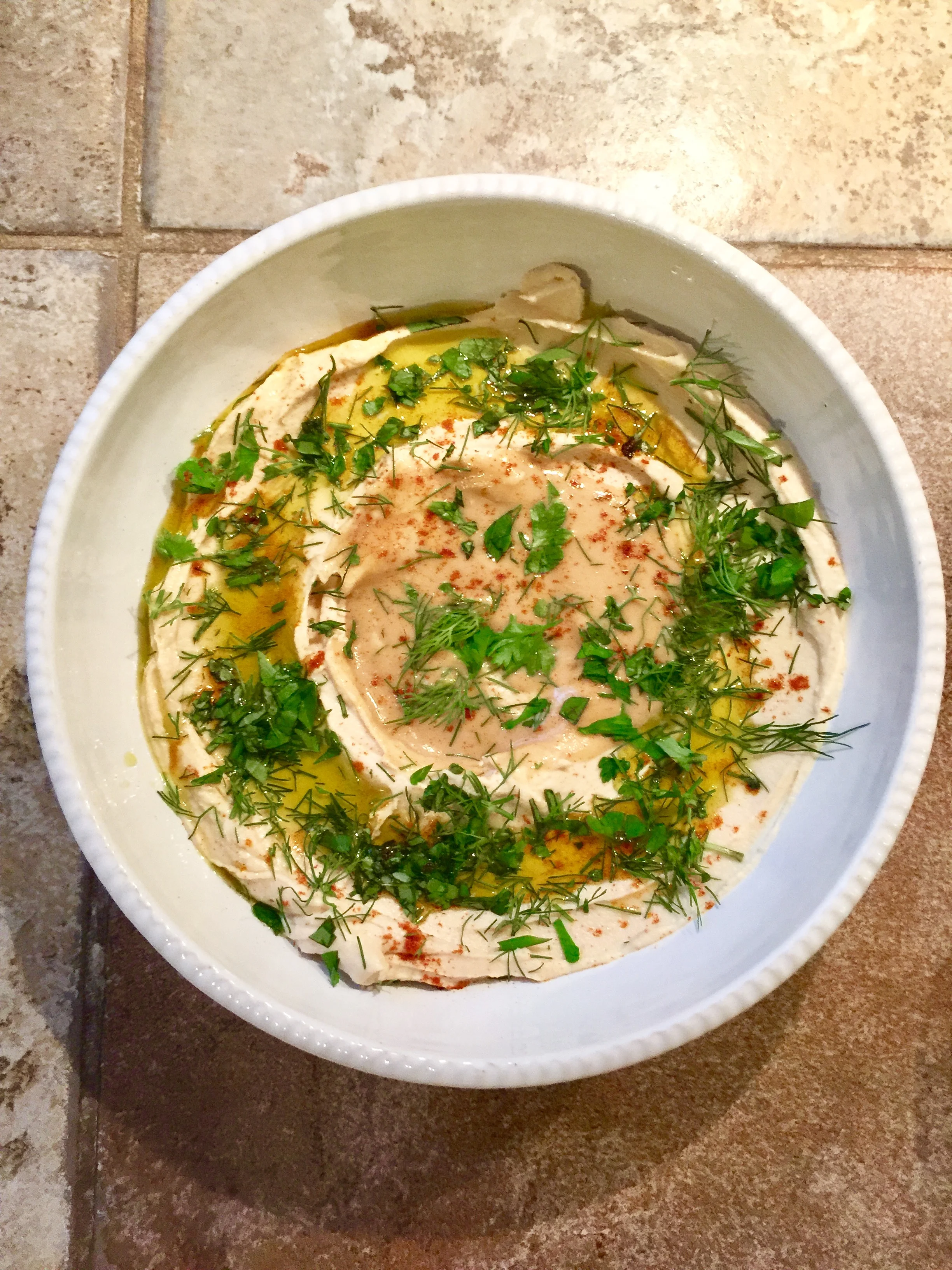 Simple Homemade Hummus