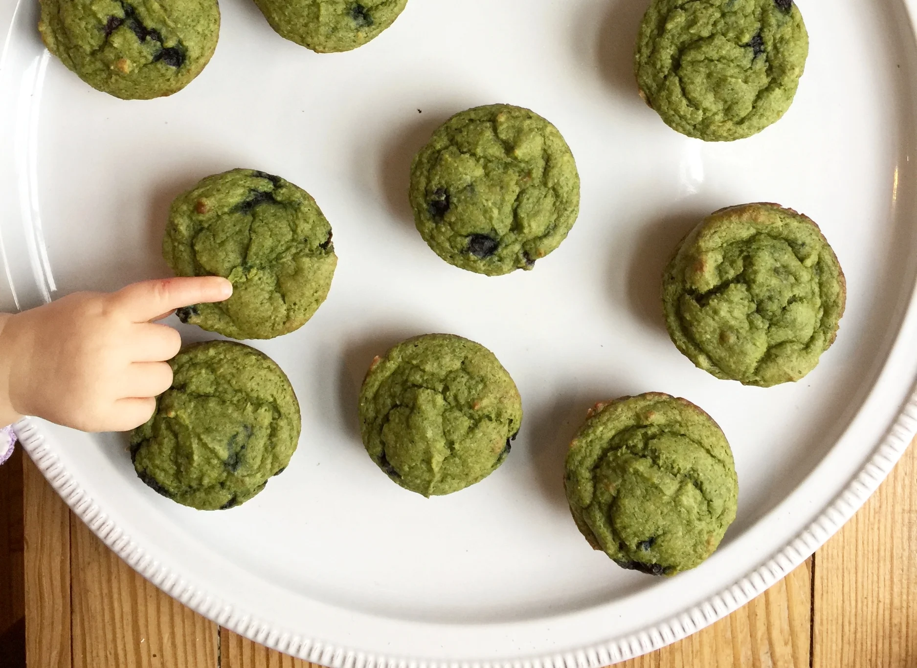 Ella's Spinach Banana Muffins