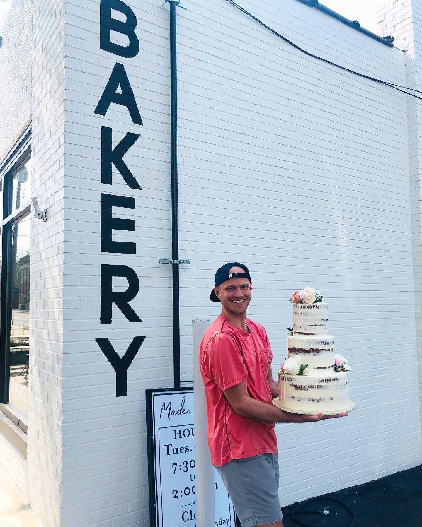 👏🏼 Shout out to this guy right here 👏🏼 Happy birthday to the man who carries wedding cakes with ease (and delivers 3 on his birthday), gives 110% in all he does, shows me &amp; our kids more love than I&rsquo;ve ever known, lights up a room with 