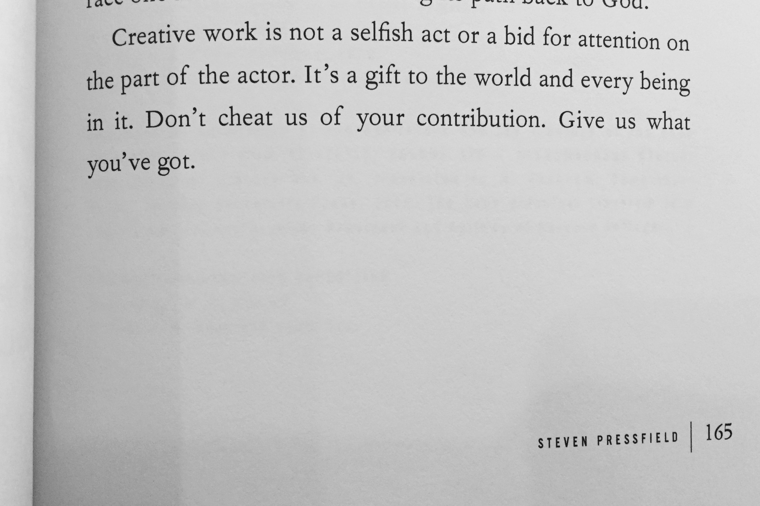 the war of art.