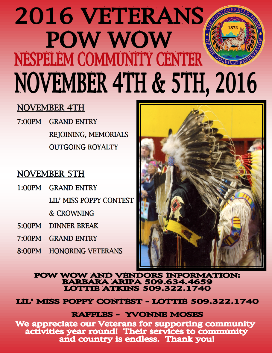 2016 Veterans Pow Wow