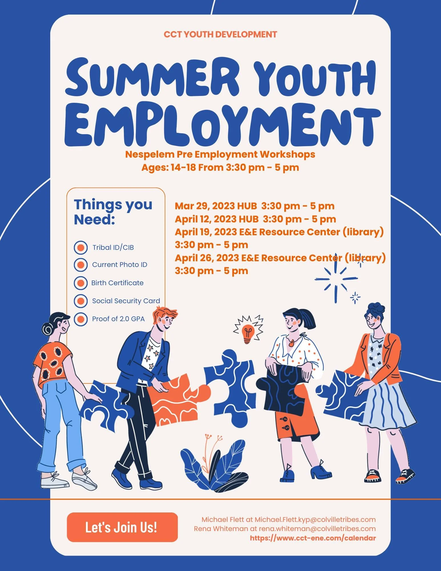 Nespelem/LR Pre Employment Workshops
