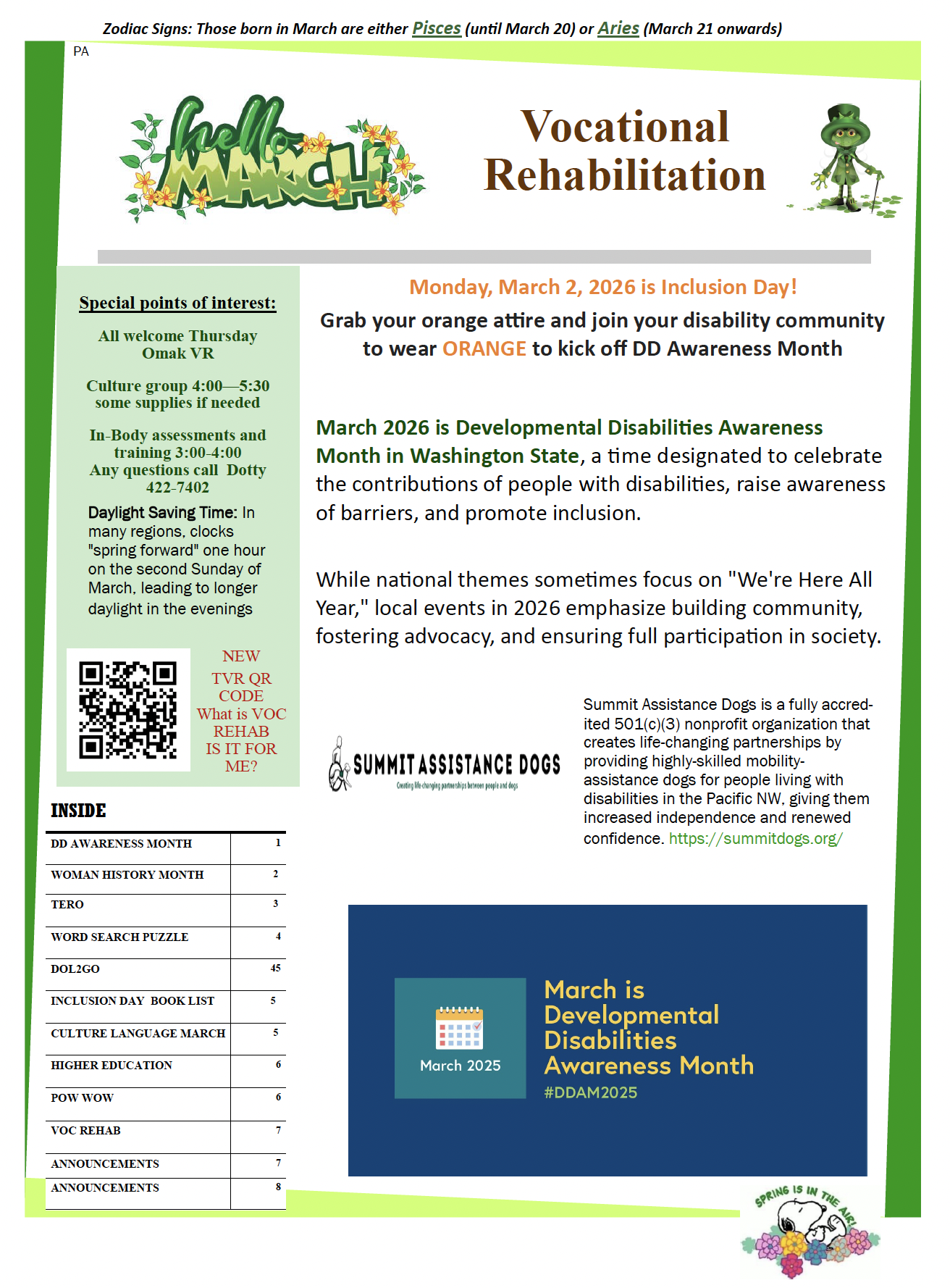 March 2026 Newsletter