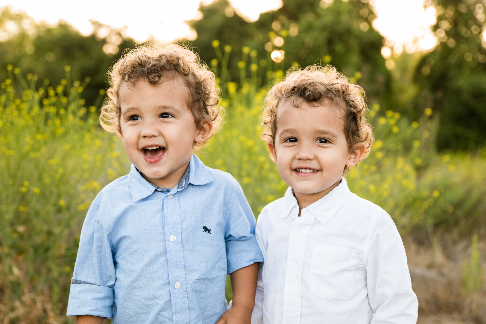 Twin brothers at Sweetwater Bridge