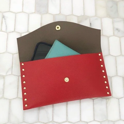 Leather Class: French Leather Clutch