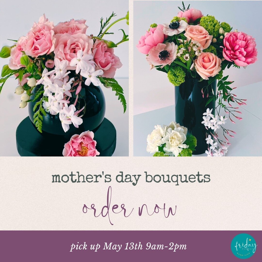 Our hand-tied bouquets are the perfect way to say 'thank you' to your mom, mom-to-be this Mother's Day.⁠
⁠
Locally sourced, lovingly tied gorgeous bouquets to brighten your mother or special person on Mother&rsquo;s Day.⁠
⁠
There are 3 sizes to choos
