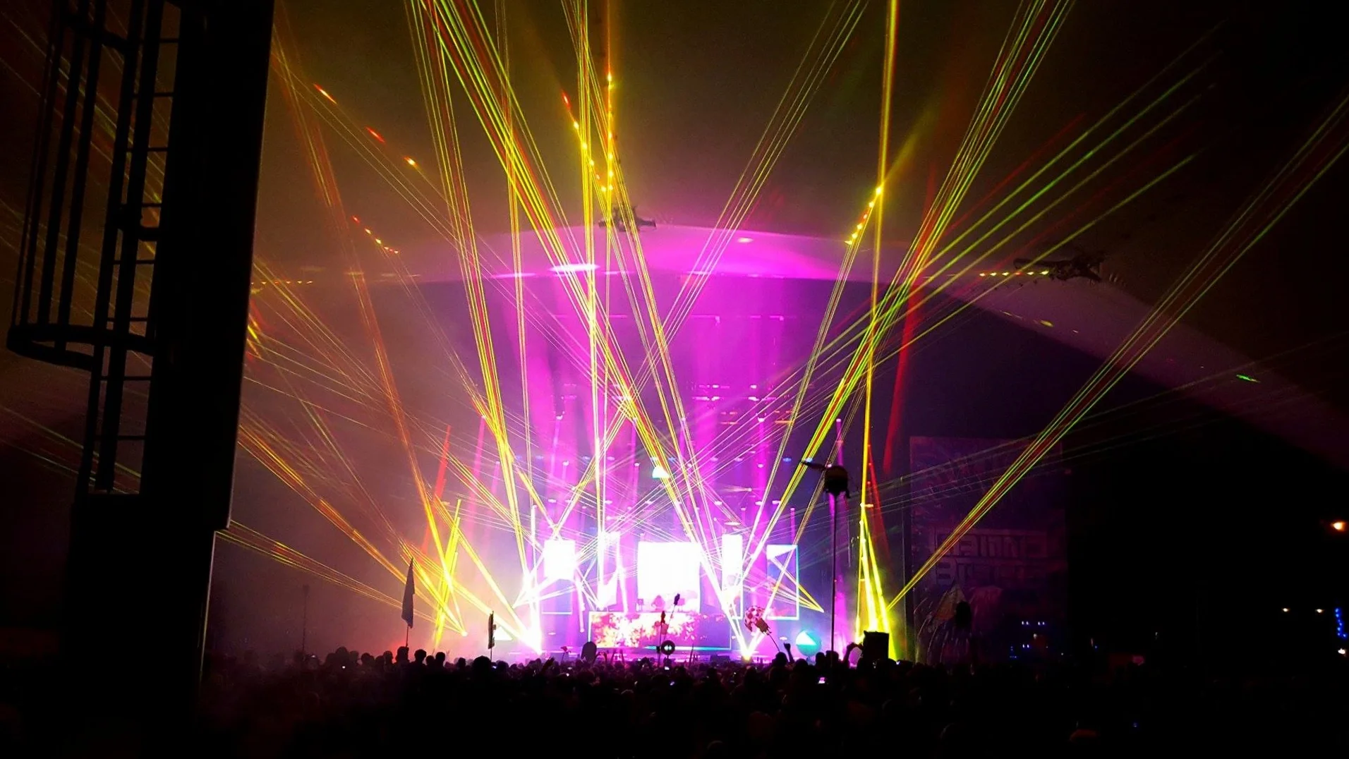 A Picture from Saturday evening's Disco Biscuits set.
