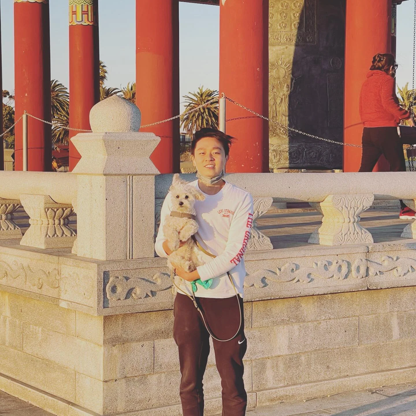 My new forever friend. And also maybe dubu reincarnated.