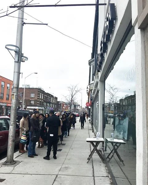Line up from our last Sample Sale!