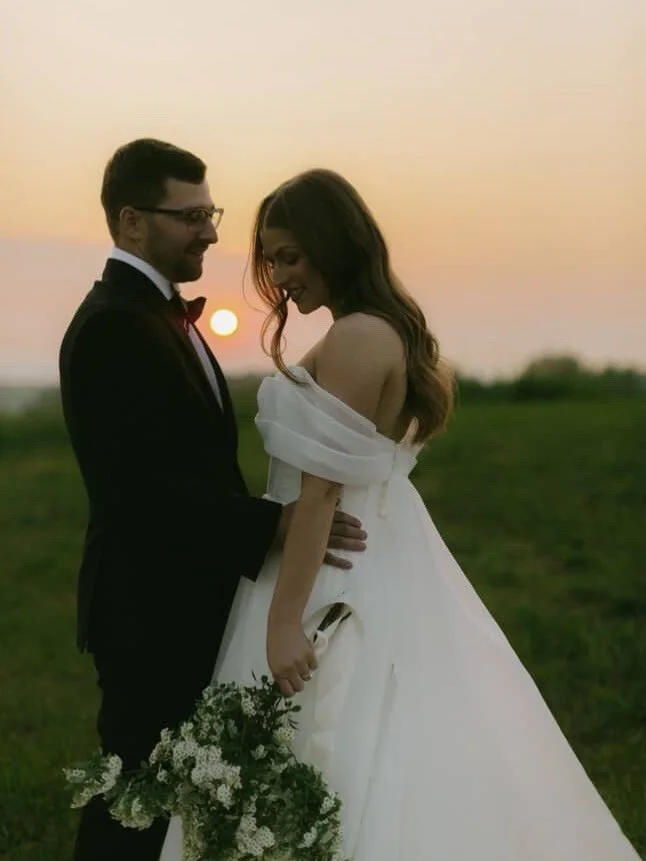 #Ferr&eacute;Bride / A toast to Ali's gorgeous wedding 🥂✨ and dress 😉 We are so happy we could be a part of your special day! 

Incredible Photography: @brietakespictures 
.
.
.
.
#ferr&eacute;sposa #torontobridalboutique #weddinginspiration #weddi