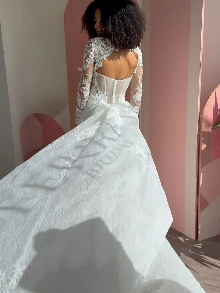 The backs of these dresses are still living in our heads rent free 
We&rsquo;re just obsessed✨ 
More Anniversary Sale inspo coming your way!

#ferr&eacute;sposa #2027bride #weddingdresses #torontobridalboutique #weddinginspo