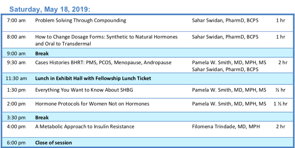 Module I: Endocrinology Session Schedule Schedule Subject to Change
