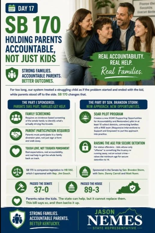 Day 17: Holding parents accountable, not just kids (SB 170)