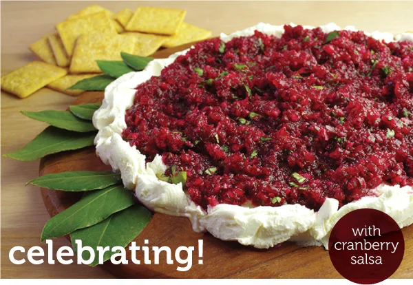 Celebrating with Cranberry Salsa!