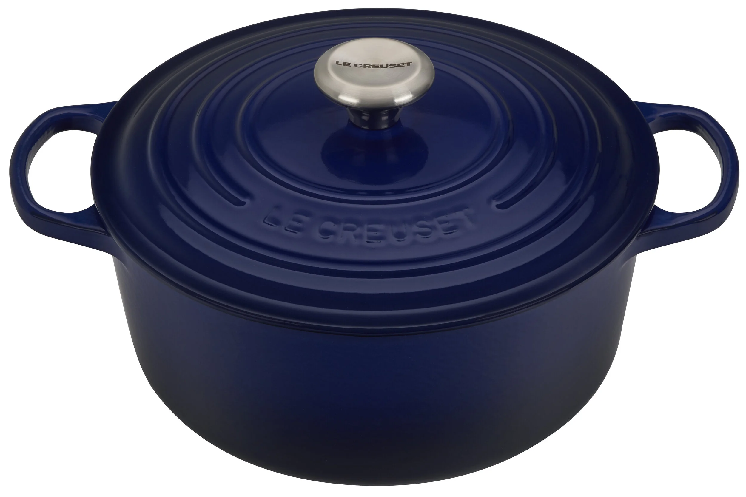 Le Creuset 5.5 QT Round Dutch Oven - INDIGO