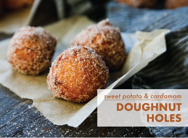 Sweet Potato Doughnut Holes