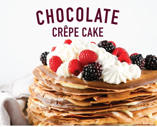 Chocolate Crêpe Cake