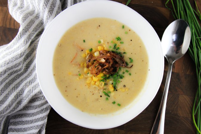 Chicken, Corn and Coconut Soup