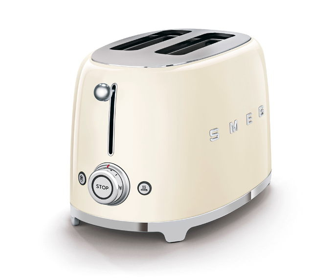 Smeg 2 Slice Toaster Cream