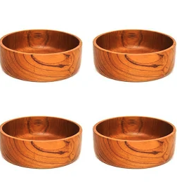 Teak Hause Set/4 Bowls