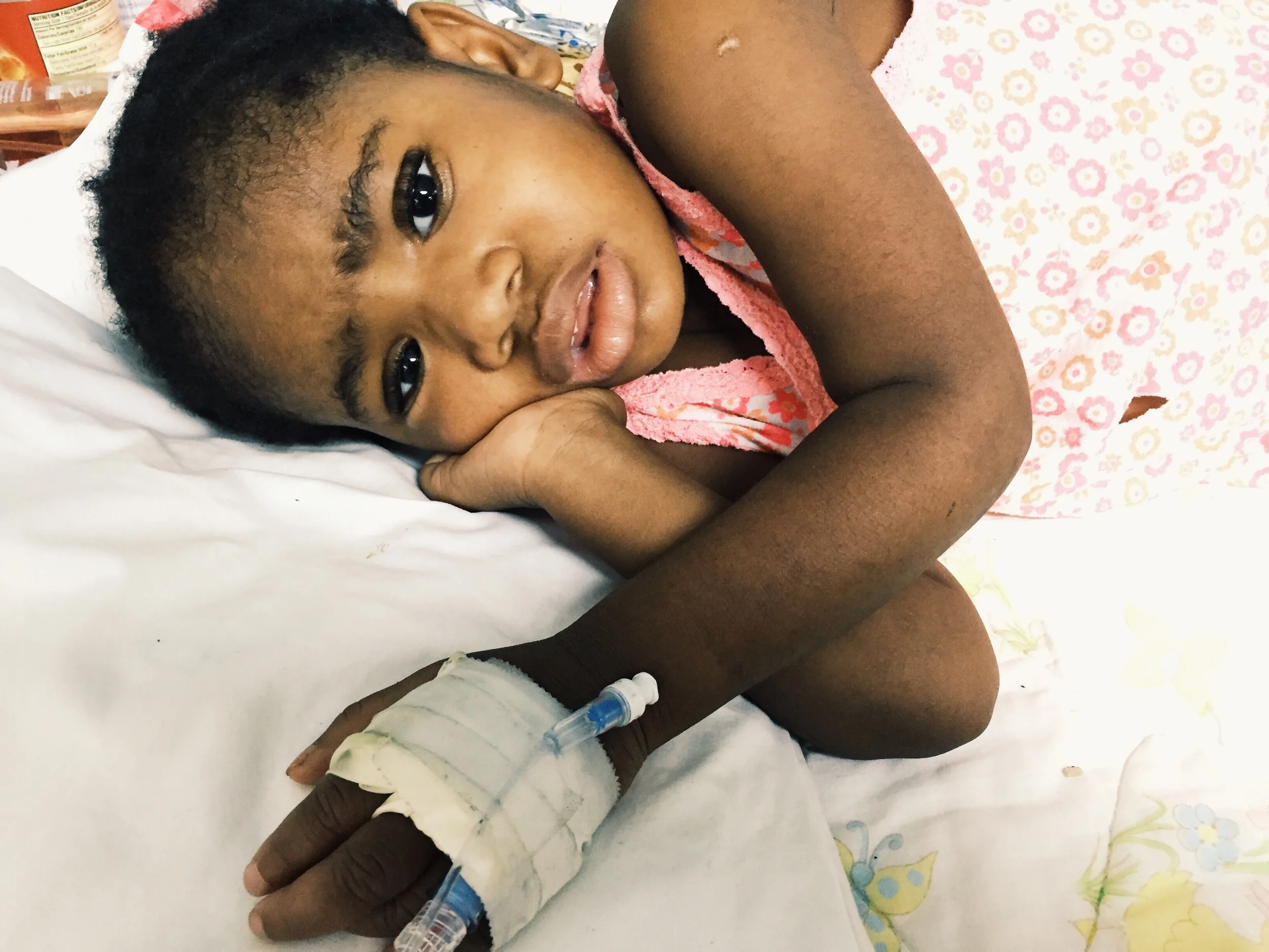 Third day with this gal. She's a trooper. I love her pouty lips and sassafras toddler personality.