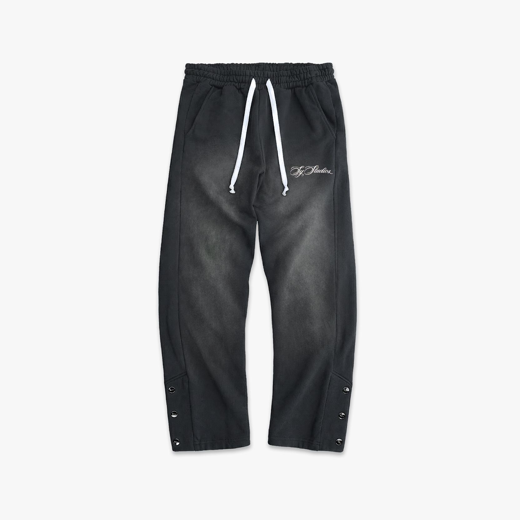 Vintage Black Snap SweatPants (Studio//Blanks)