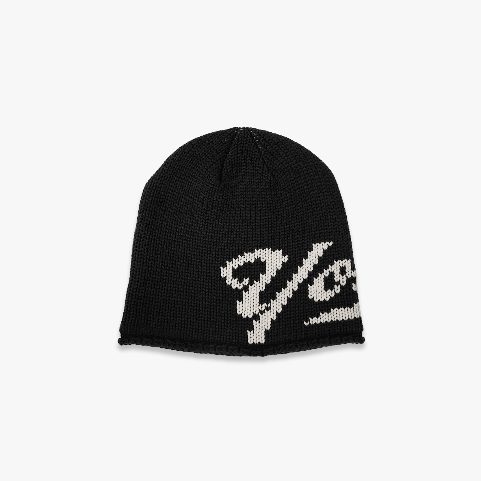 YOURS BLACK KNITTED BEANIE