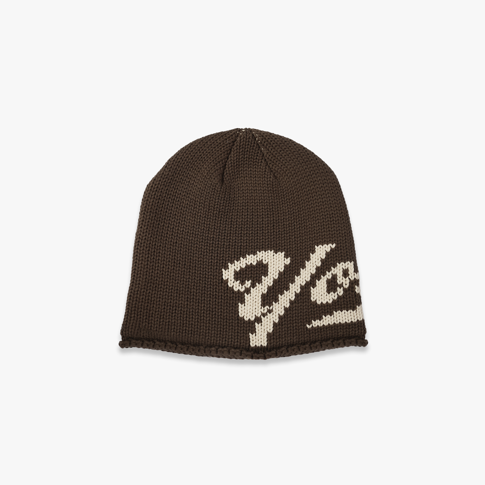 YOURS BROWN KNITTED BEANIE