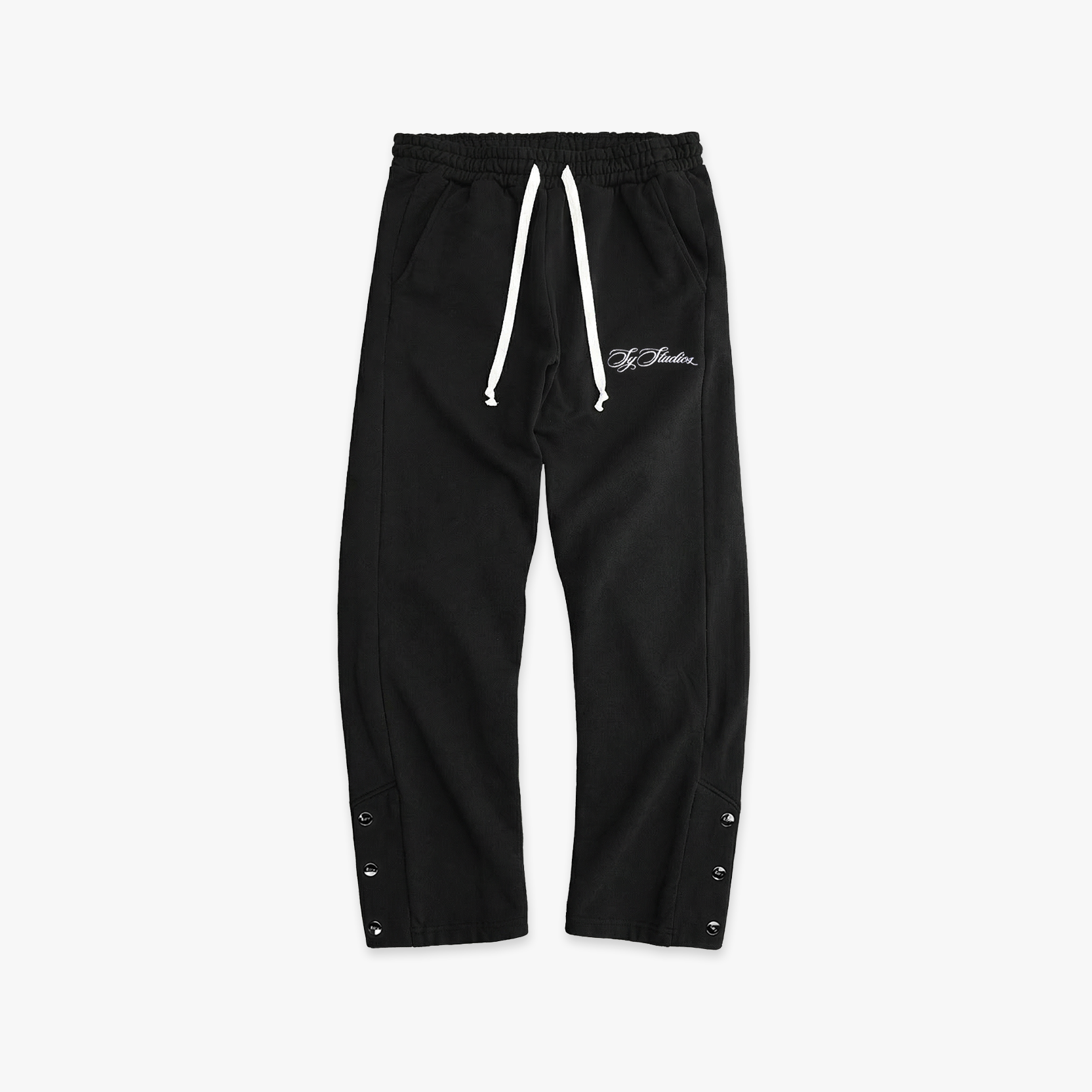 Black Snap SweatPants (Studio//Blanks)