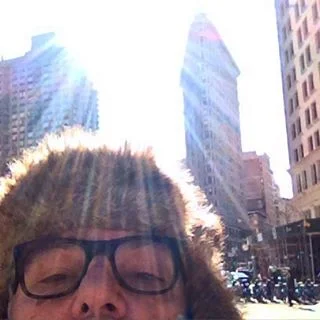 Waking up in New York City. New York Freakin' City - recurring! The joy of a sustained nervous breakdown! Every cell in caffeinated overdrive! But I'm still waking up...#loureed #davidbowie #johnlennon #i'msofree #mywife&amp;mydeadwife #kafrigginpow!!!!