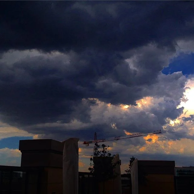 Weather is emotional - no wonder we are. The sky here in Jo'burg reminds me of Sydney. Ghost trolleybuses in both cities, too. #pettycash #braxtonhicks66