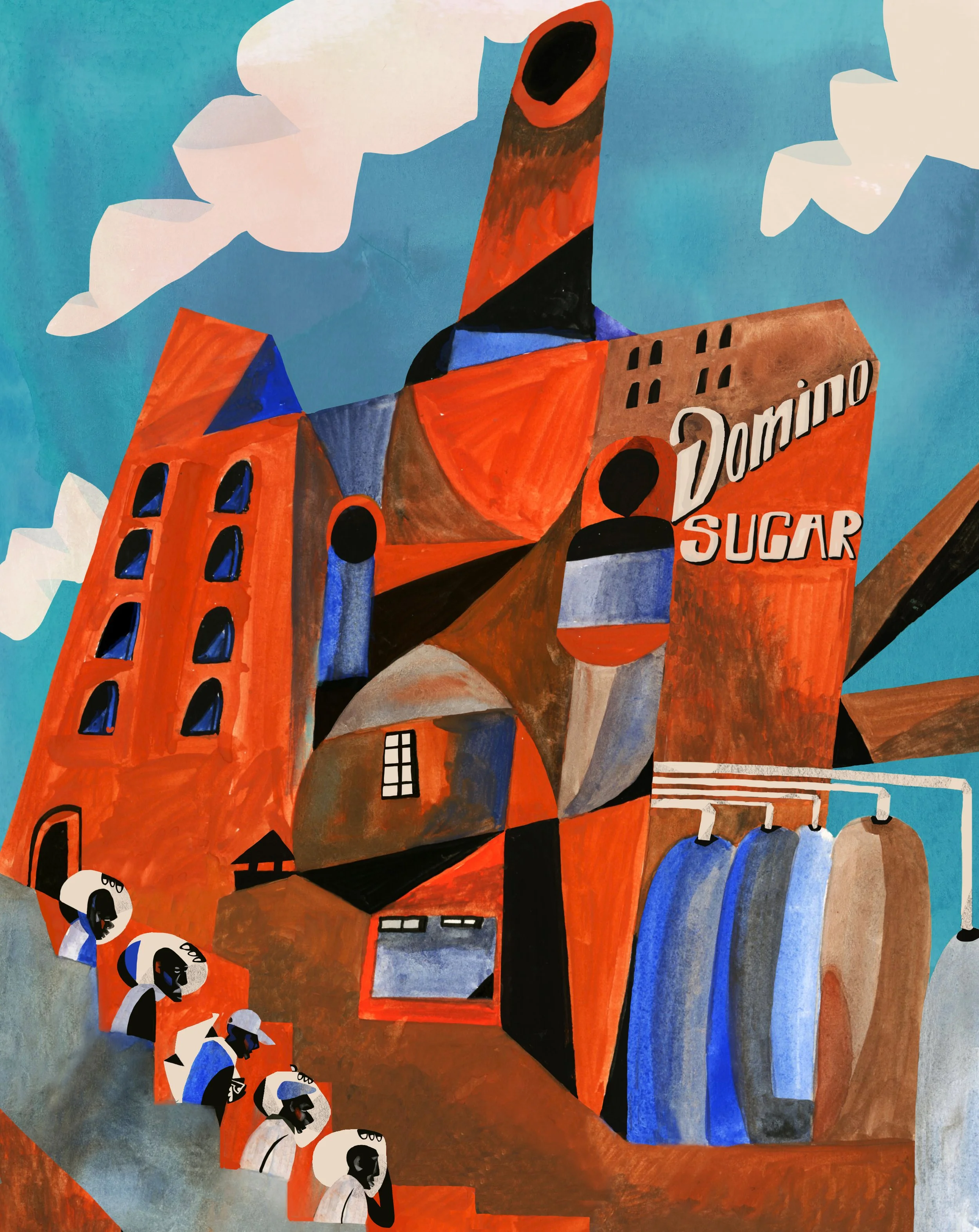 Domino Sugar Factory in Brooklyn, NY