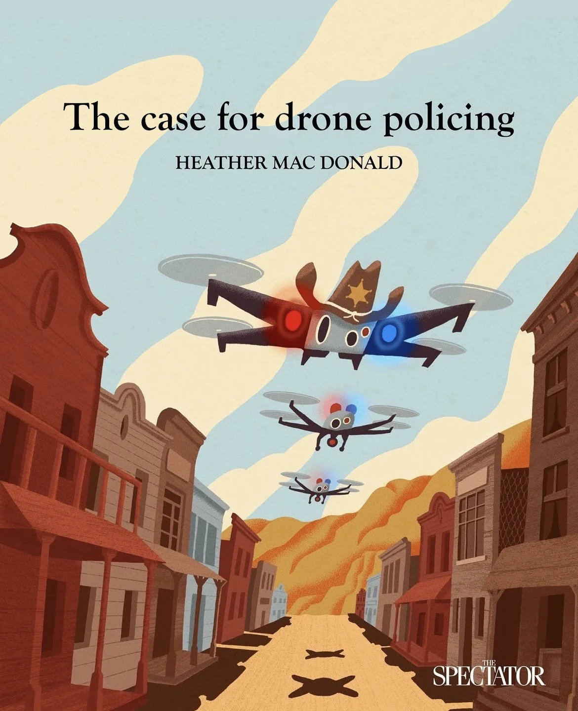 "Police Drones" for The Spectator