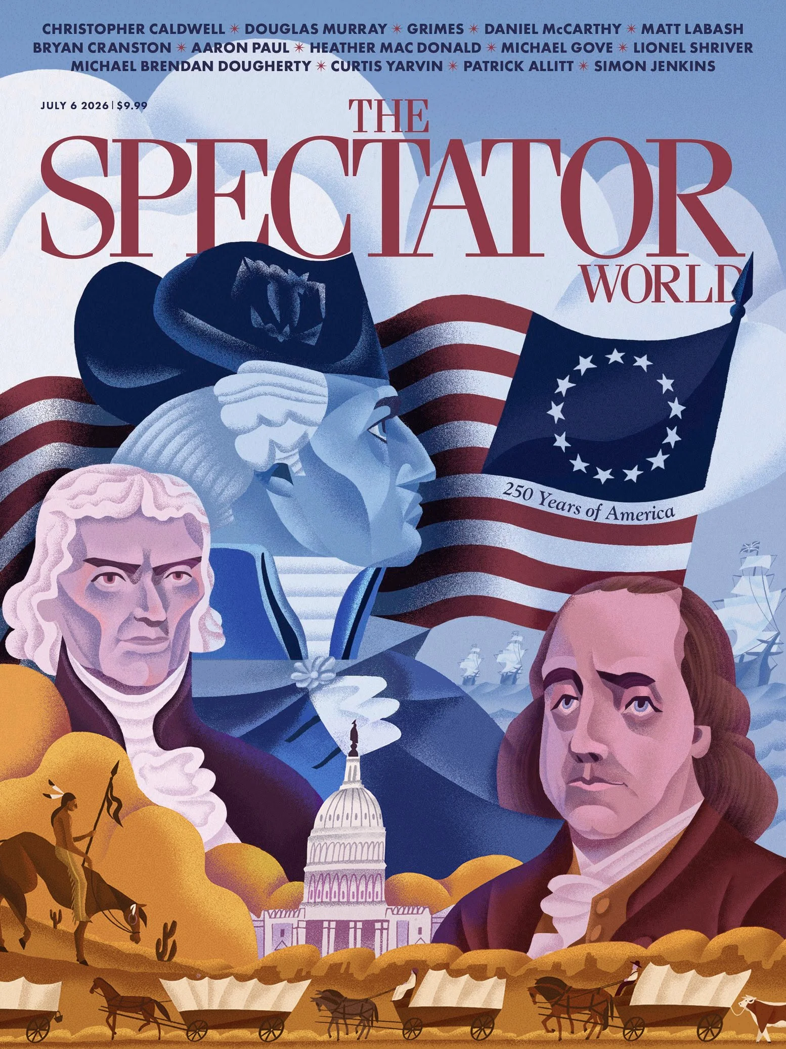 The Spectator World "250 Years of the U.S." Cover