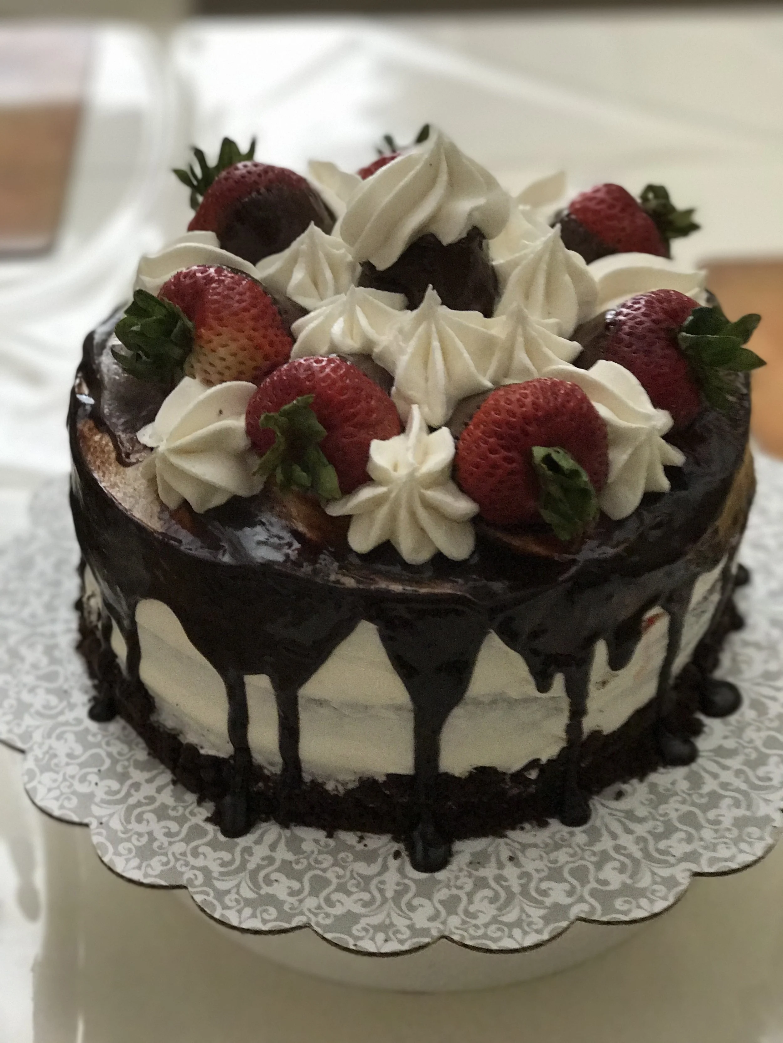 Chocolate Strawberry Cake