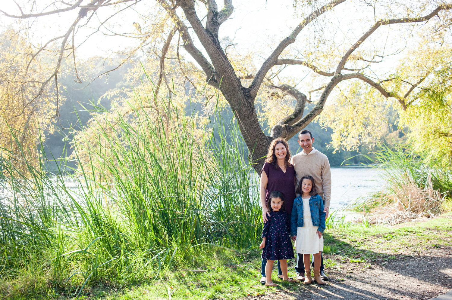 Family at Crystal Springs Rhododendron Garden