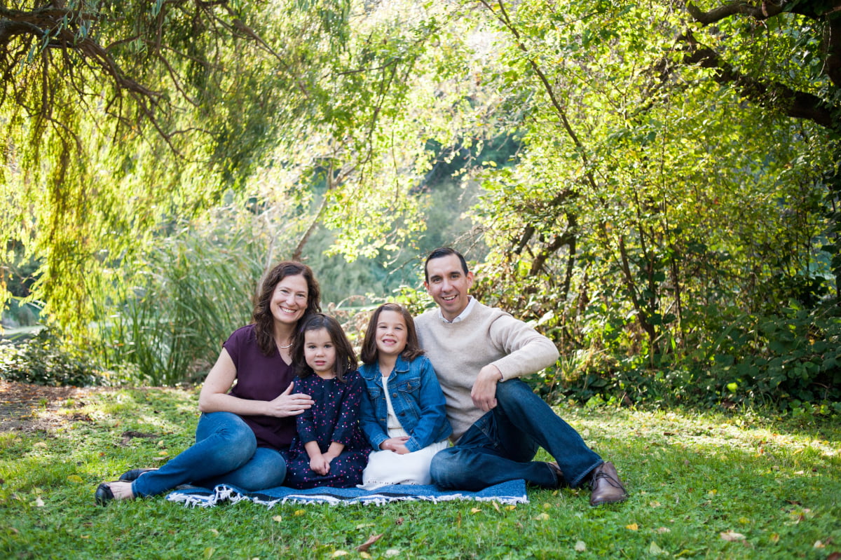 Family session in Portland park 